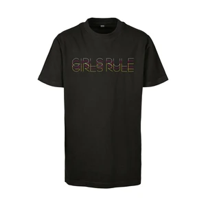 Children's T-shirt for girls in black