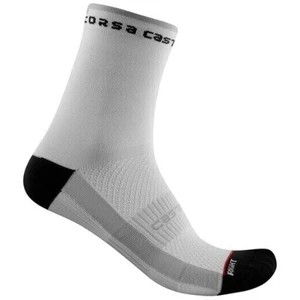 Castelli Rosso Corsa W 11 Sock White S/M Kerékpáros zoknik