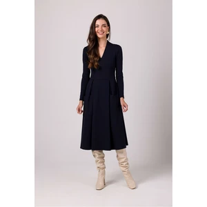 BeWear Woman's Dress B266 Navy Blue