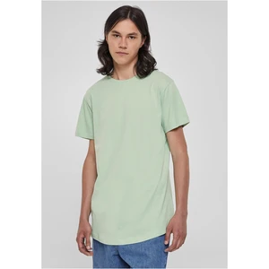 Shaped long t-shirt vintagegreen