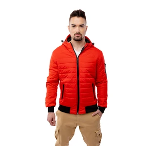 Men's Quilted Jacket GLANO - Red