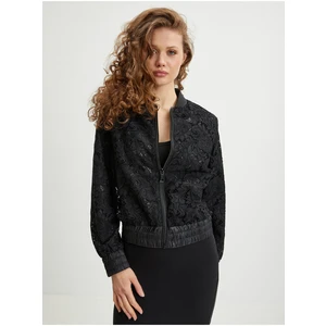 Black Women Lace Bomber Guess Aisha - Women