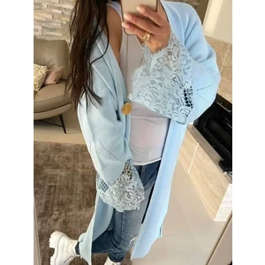 Blue cardigan By o la la cxp0720. R34