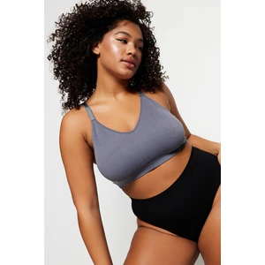 Trendyol Curve Gray seamless bra