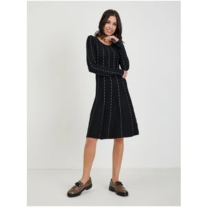 Black Women's Patterned Sweater Dress ORSAY - Women