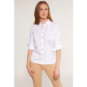 MONNARI Woman's Blouses Plaincy Shirt Made Of Combined Materials