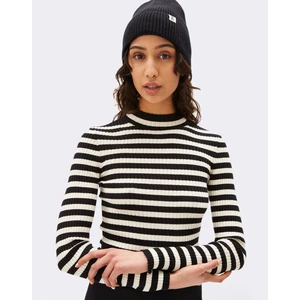 Armedangels Alaani Striped black-oatmilk M