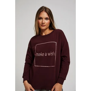 Simple sweatshirt with print