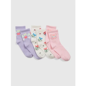 GAP Kids' High Socks, 3pcs - Girls