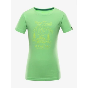 Children's T-shirt ALPINE PRO FRAMO neon green variant PA