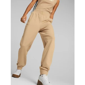 Beige Women's Sweatpants Puma - Women