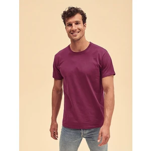 Burgundy Men's T-shirt Valueweight Fruit of the Loom