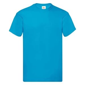 Blue Men's T-shirt Original Fruit of the Loom