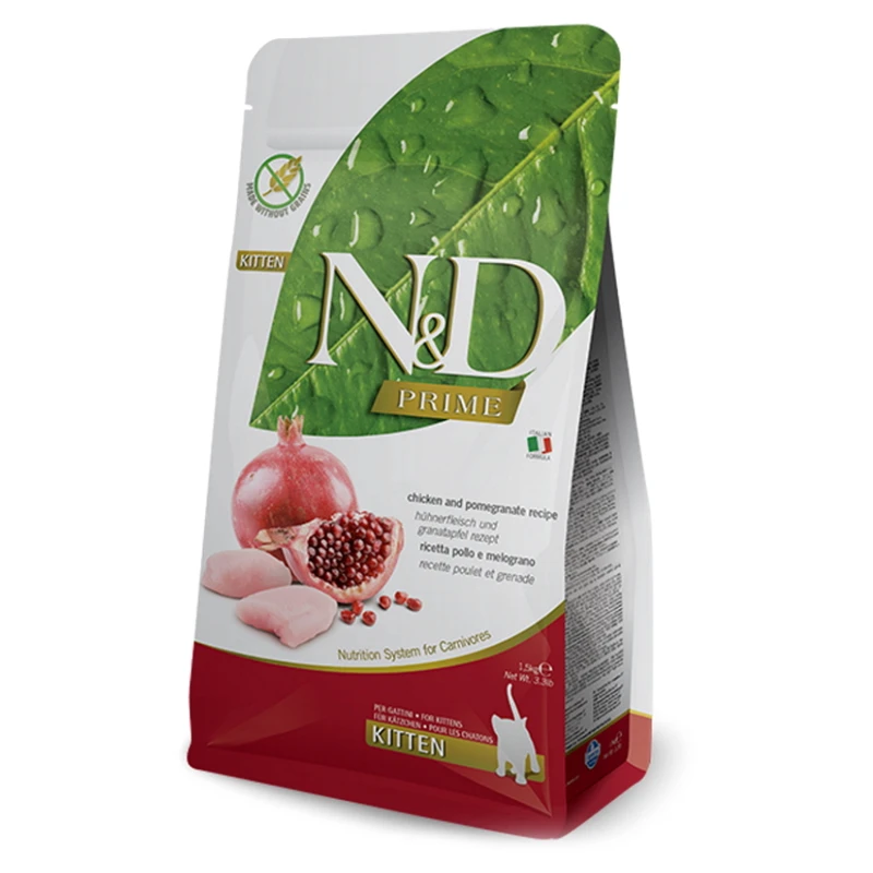 N&D Prime Cat Kitten Chicken & Pomegranate 1,5kg