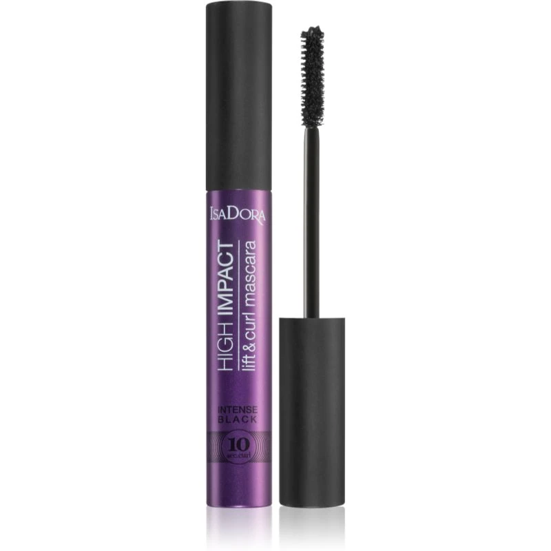 IsaDora 10 Sec High Impact Lift & Curl řasenka pro objem a natočení řas odstín 31 Intense Black 9 ml