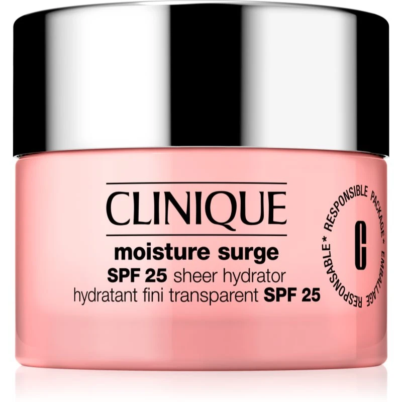 Clinique Moisture Surge™ SPF 25 Sheer Hydrator denní vyživující a hydratační krém SPF 25 30 ml