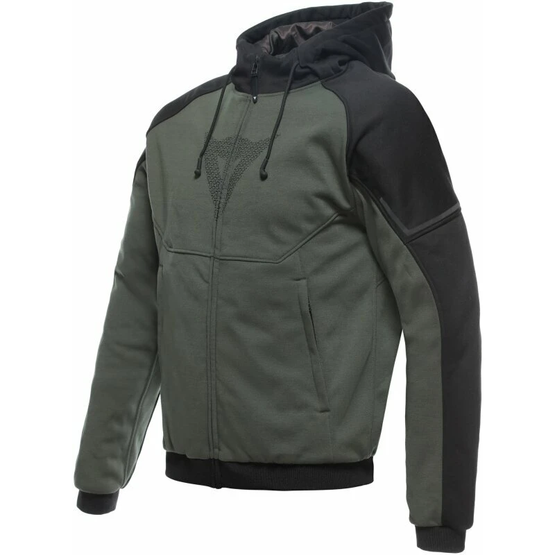 Dainese Daemon-X Safety Hoodie Full Zip Green/Black 56 Mikina