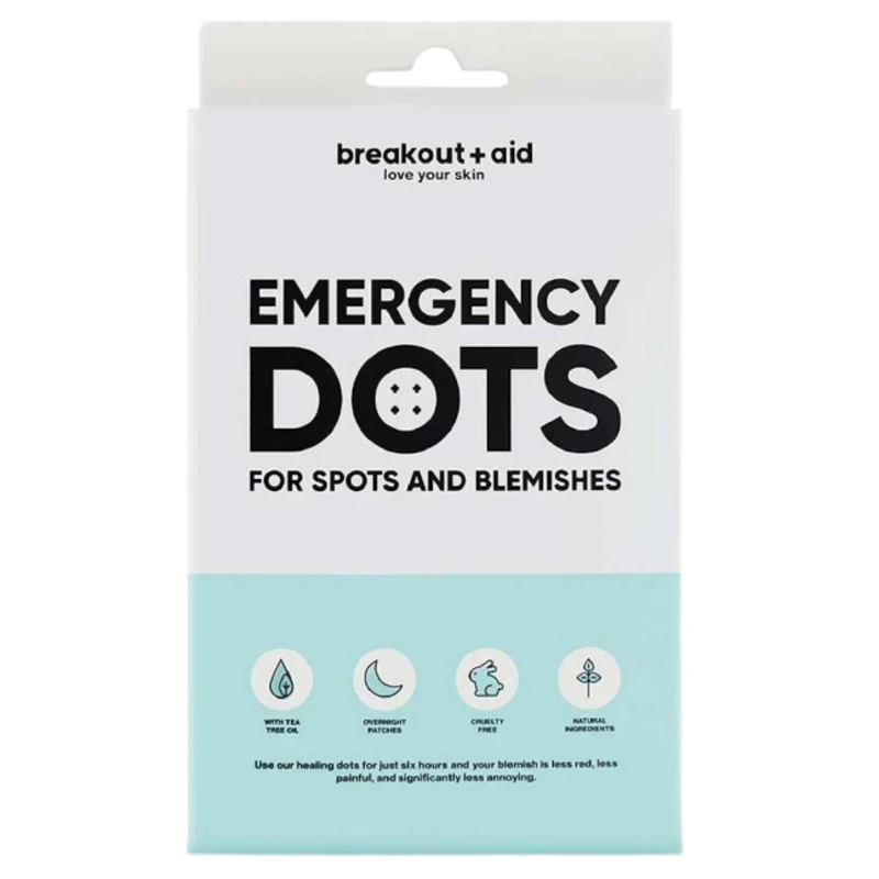 My White Secret Breakout + Aid Emergency Dots lokální péče proti akné na obličej, dekolt a záda s aloe vera