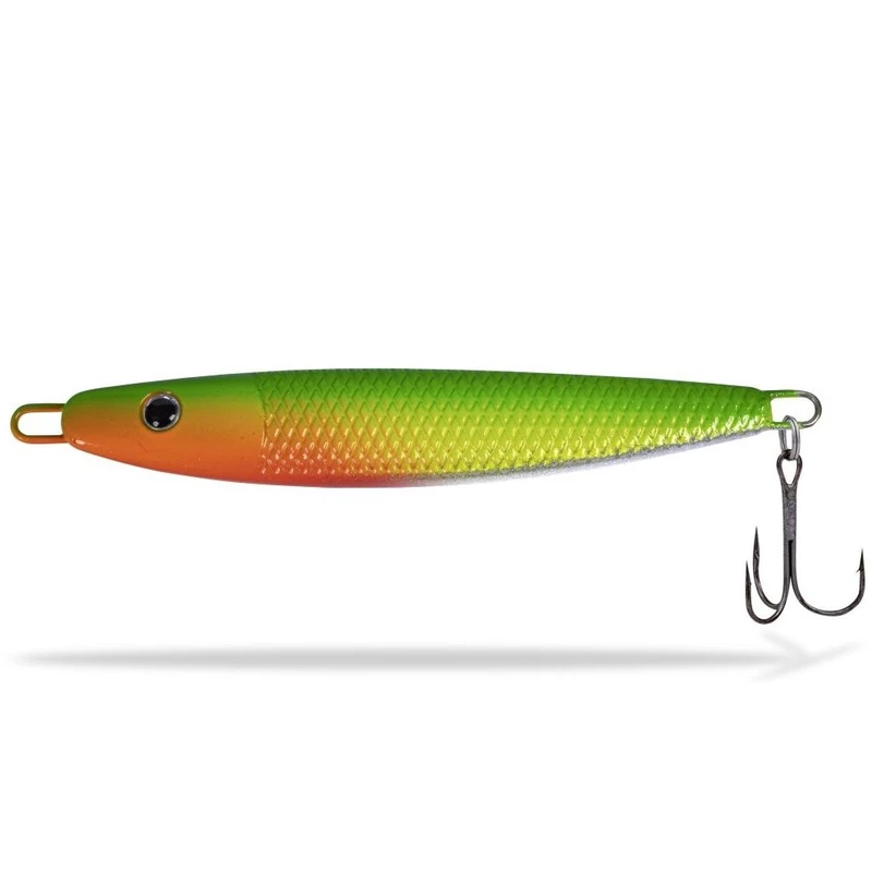 Rhino pilker slo slide uv green yellow orange - 55 g