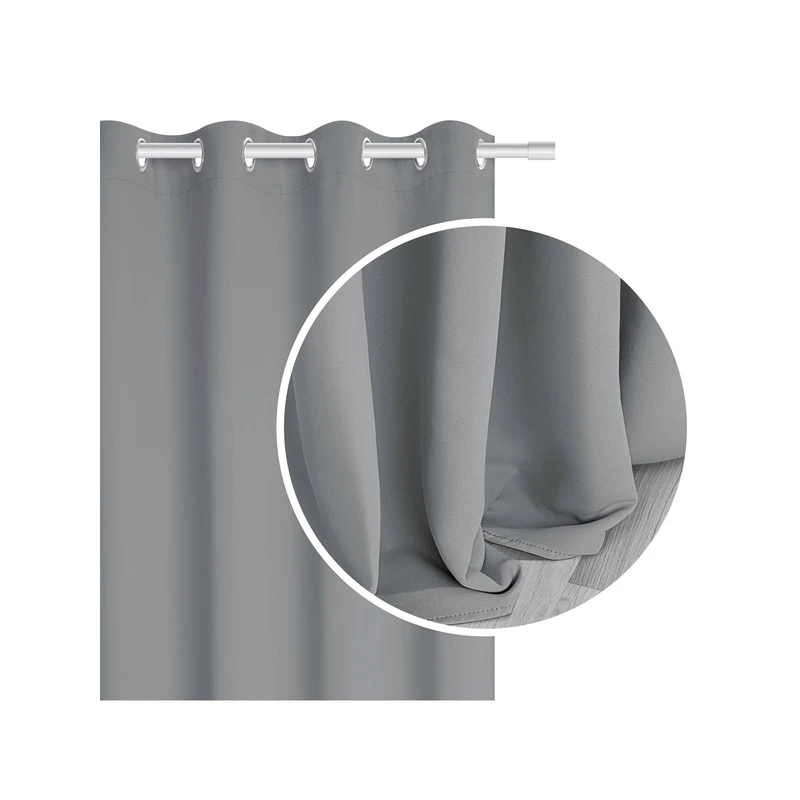 Edoti Blackout Hold curtain 140x250 A489