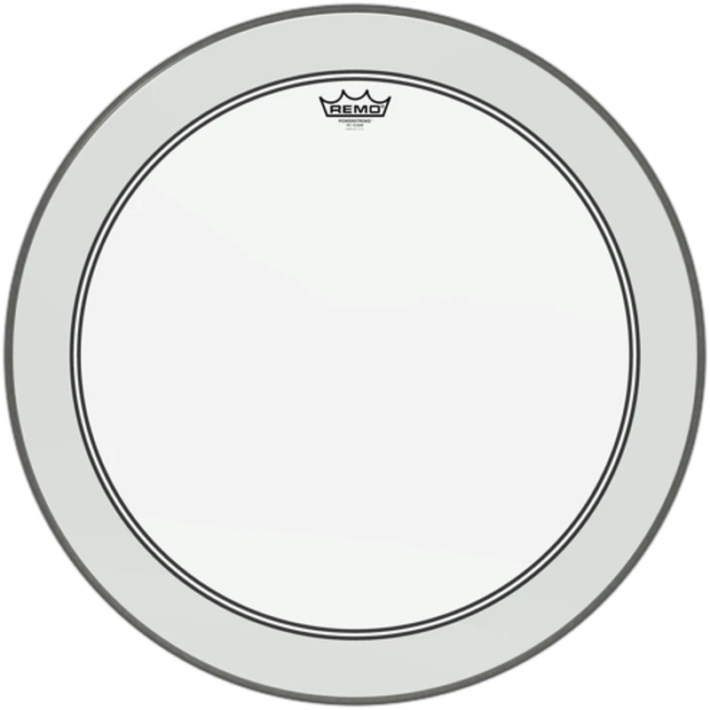 Remo P3-1322-C2 Powerstroke 3 Clear (Clear Dot) Bass 22" Blána na buben