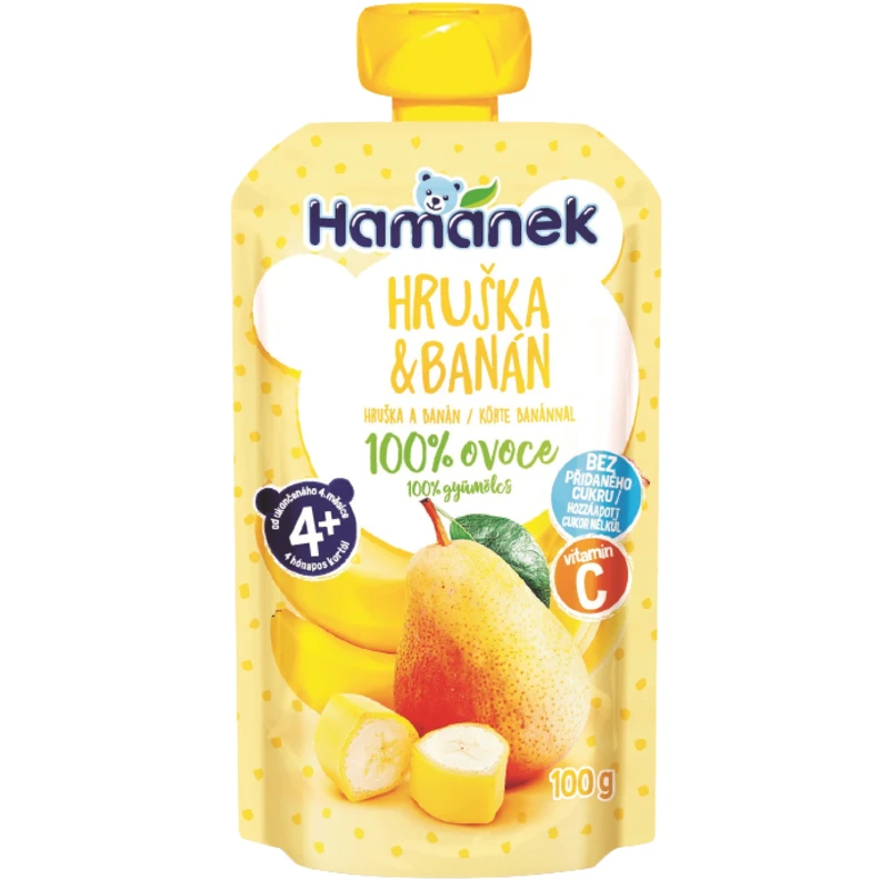 HAMÁNEK Hruška & banán 100 g