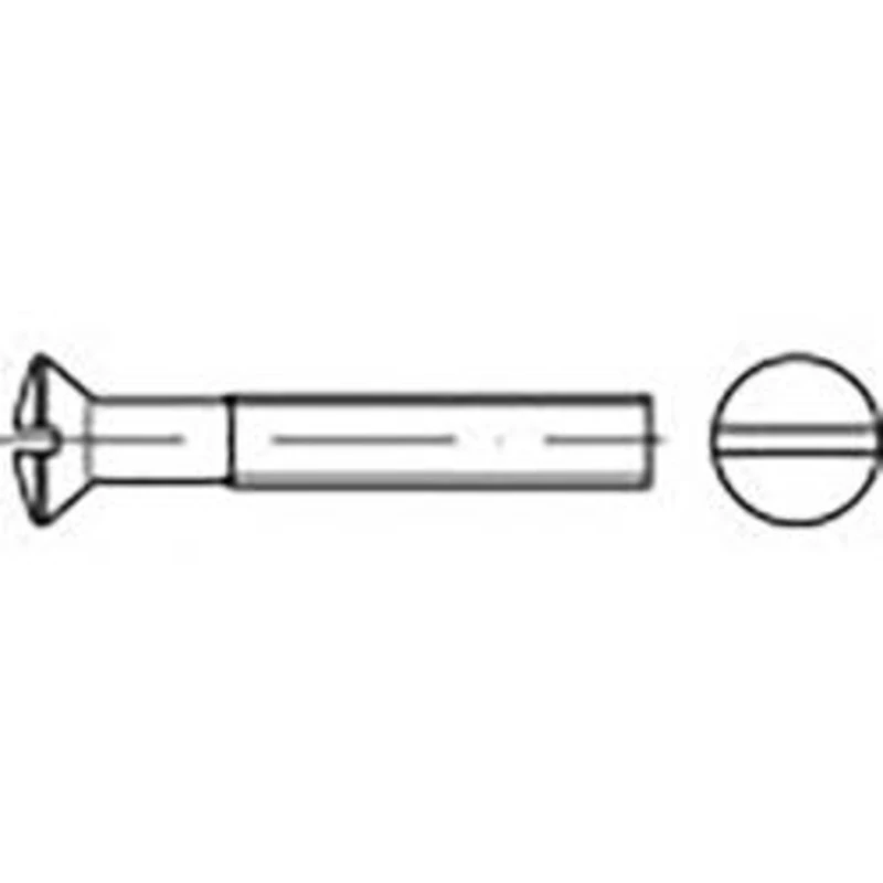 Šroub se zápustnou čočkovou hlavou TOOLCRAFT TO-6863007, N/A, M4, 16 mm, Ušlechtilá ocel V4A , 200 ks