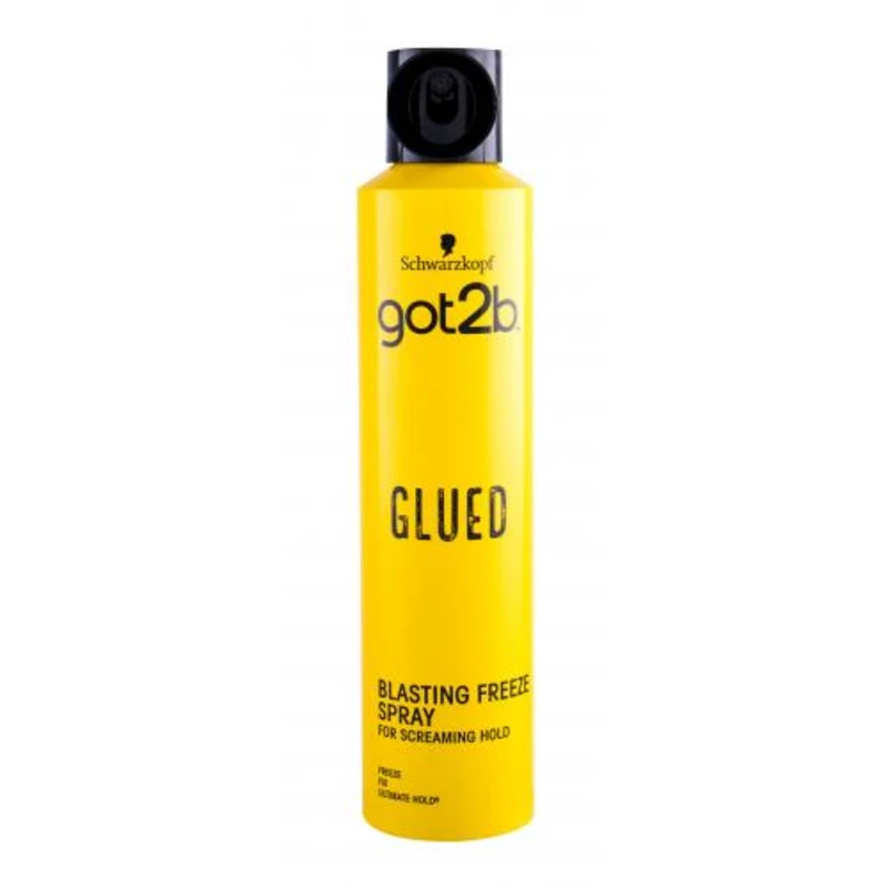 Schwarzkopf Got2b Glued Blasting Freeze Spray 300 ml lak na vlasy unisex extra silná fixace