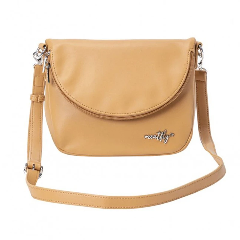 Meatfly Dámská crossbody kabelka Shea - světle hnědá