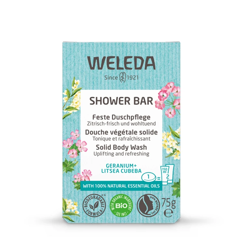 Weleda Shower Bar tuhé mýdlo 75 g