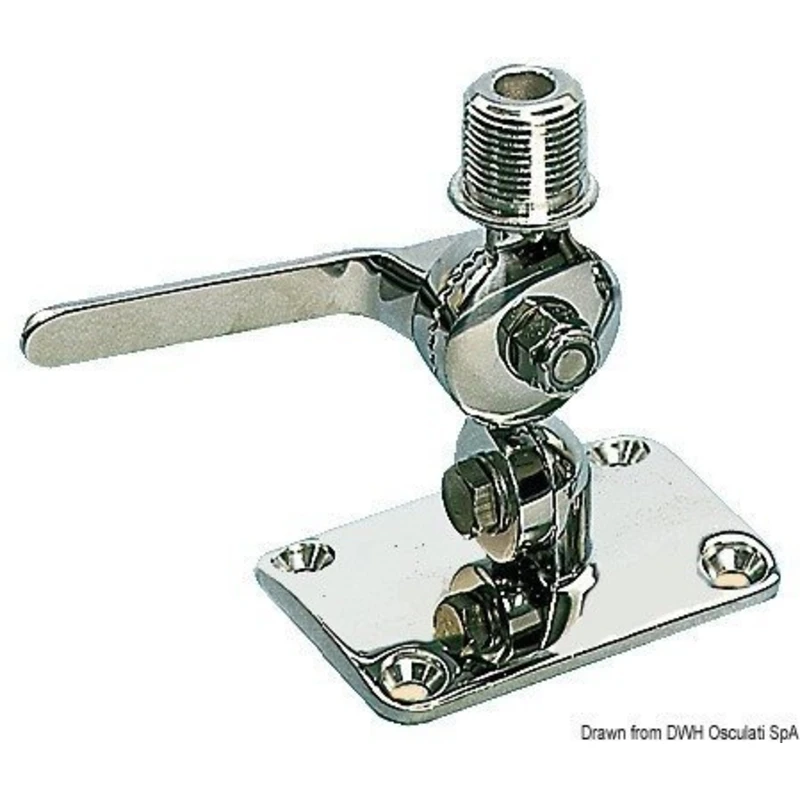 Osculati Double swivelling base for radio antennas