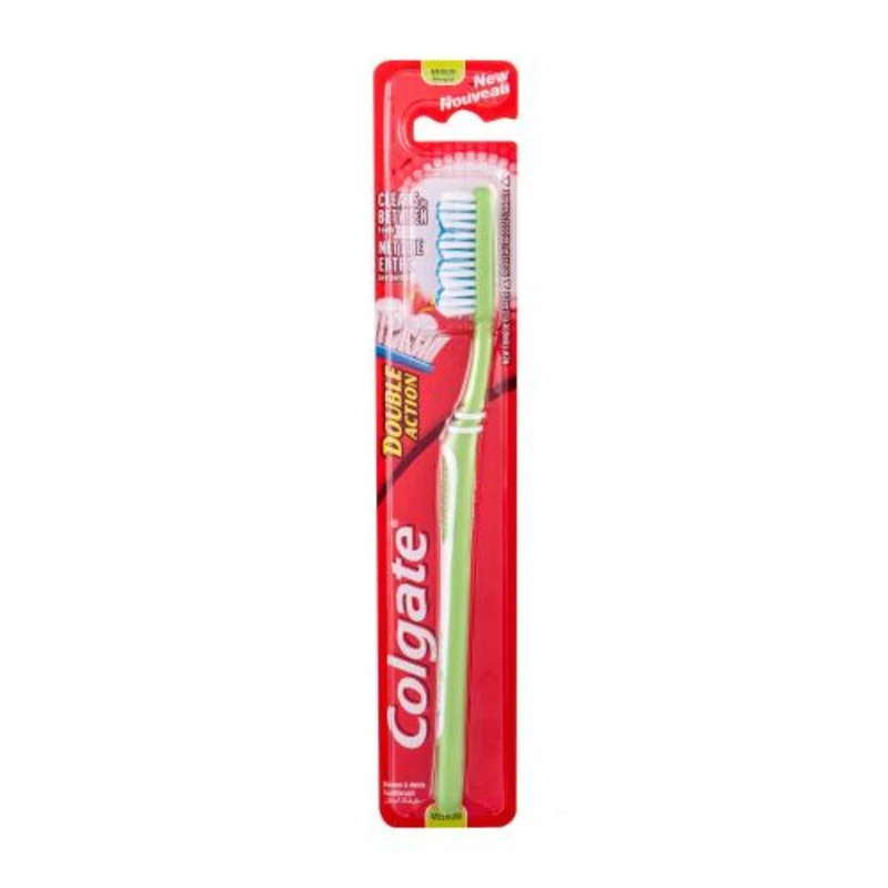 Colgate Double Action Medium 1 ks zubní kartáček unisex