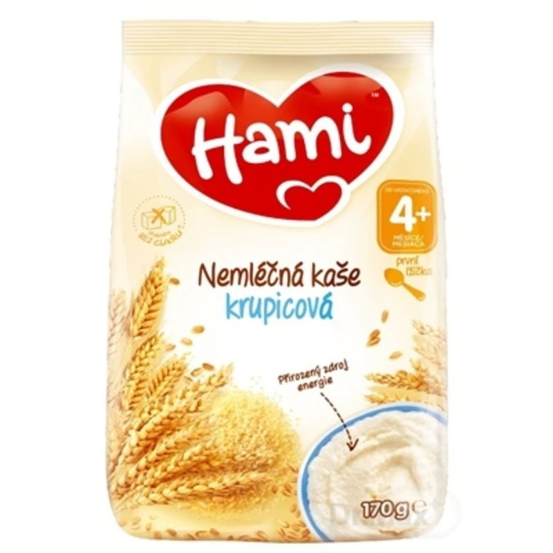 HAMI Nemléčná kaše krupicová 170 g