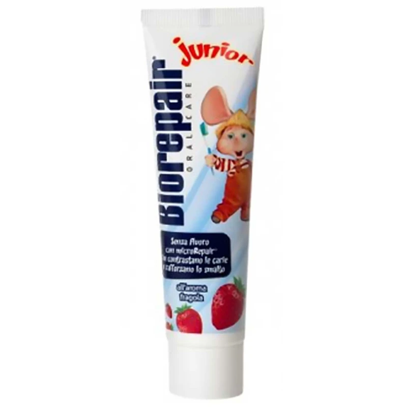 Biorepair Junior zubní pasta pro děti s jahodovou příchutí 50 ml