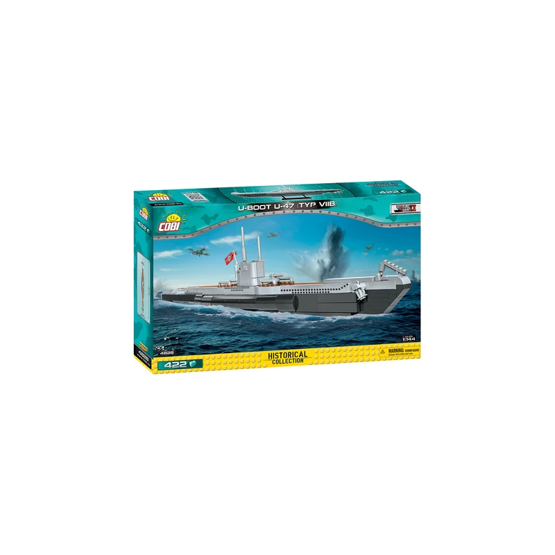 Cobi 4828 II. světová válka Ponorka U-Boot U-47 1:144