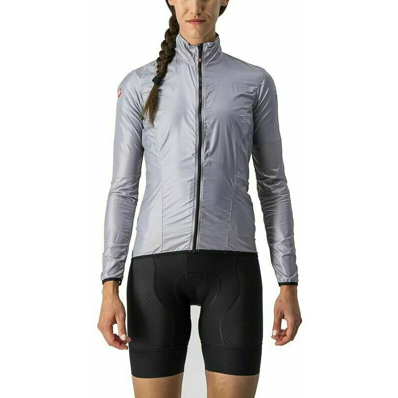 Castelli Aria Shell W Jacket Silver Gray XS