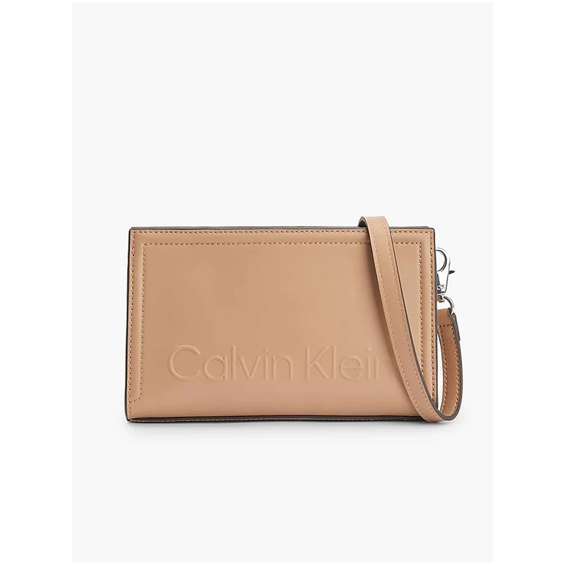 Béžová dámská crossbody kabelka Calvin Klein - Dámské