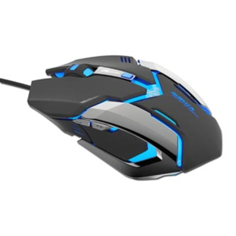 E-blue Myš Auroza Gaming, 4000DPI, optická, 6tl., drátová USB, černá