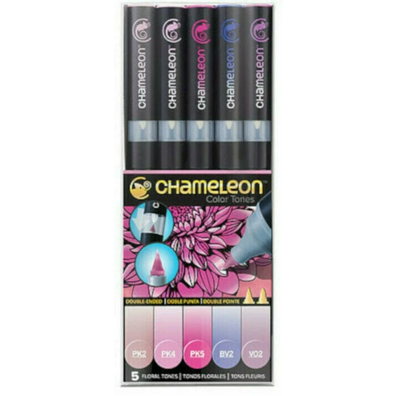 Chameleon Stínovací popisovač Floral Tones 5 ks