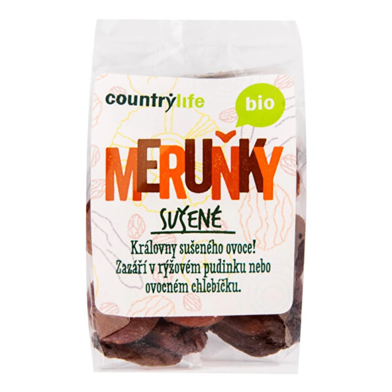 Country Life Meruňky sušené BIO 200 g