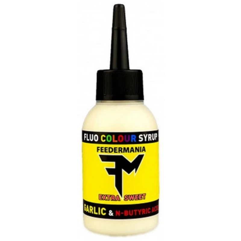 Feedermania fluo colour syrup 75 ml - garlic and n-butyric acid