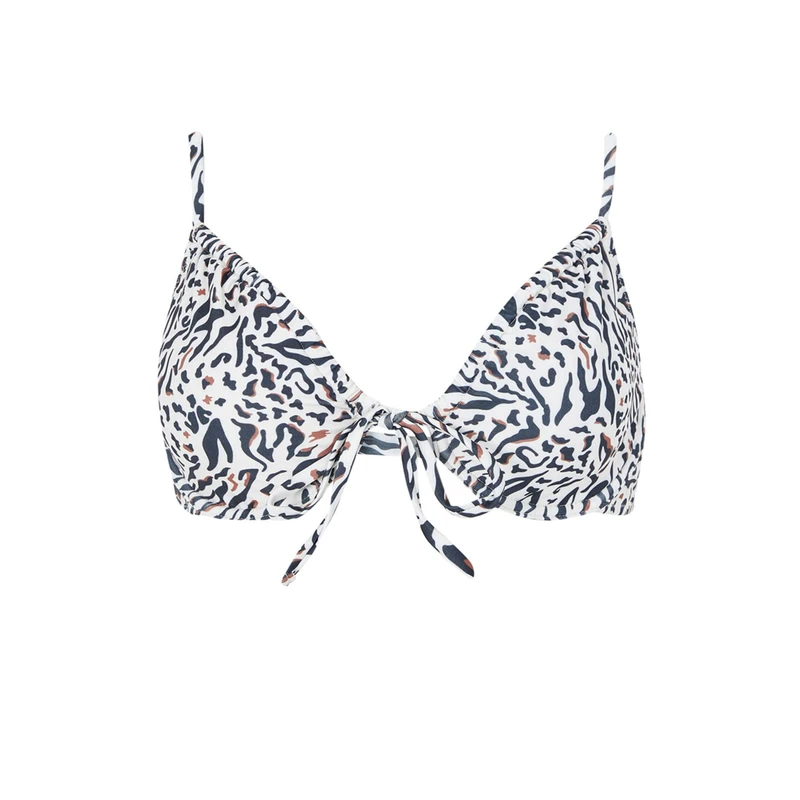 DEFACTO Fall In Love Regular Fit Printed Bikini Top