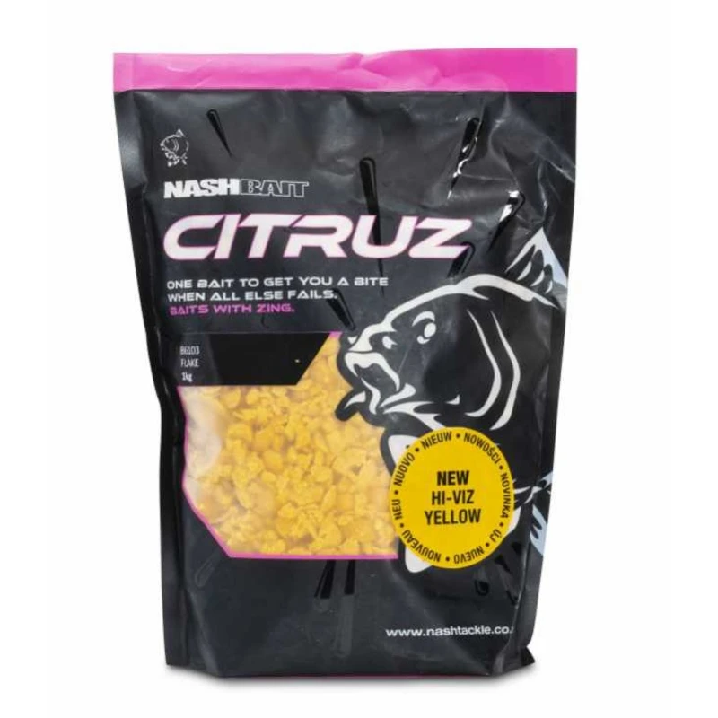 Nash krájené boilie citruz flake yellow 1 kg