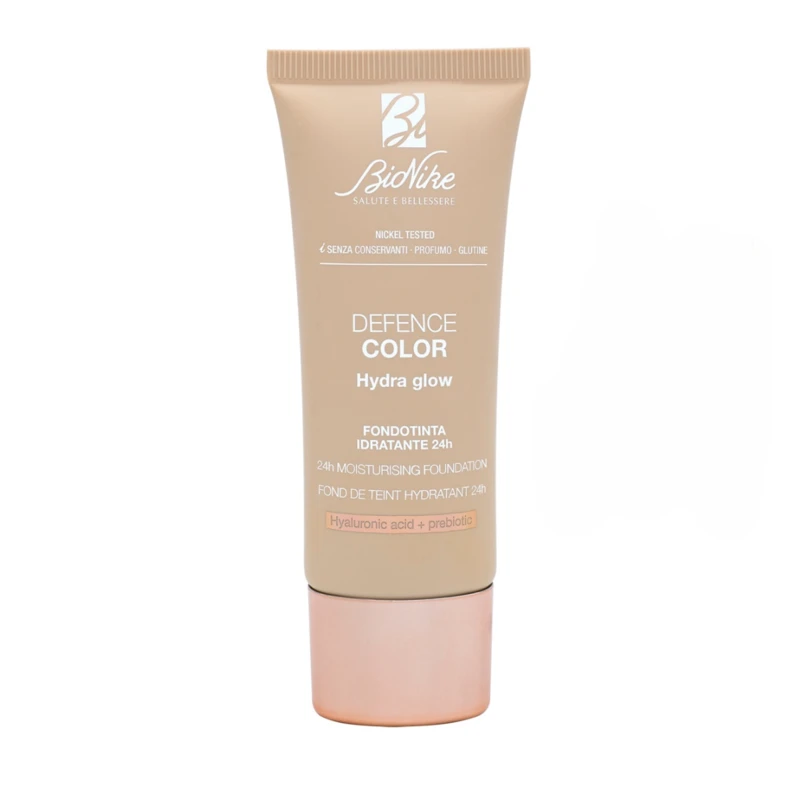 BioNike Hydratační make-up Defence Color Hydra Glow (24h Moisturising Foundation) 30 ml 104 Beige