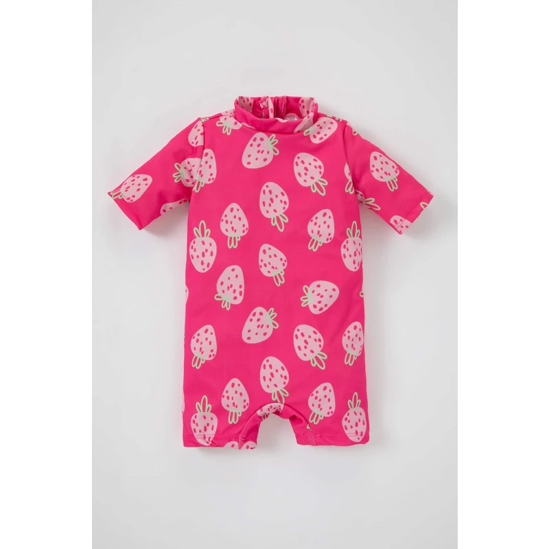 DEFACTO Baby Girl Printed Swimwear