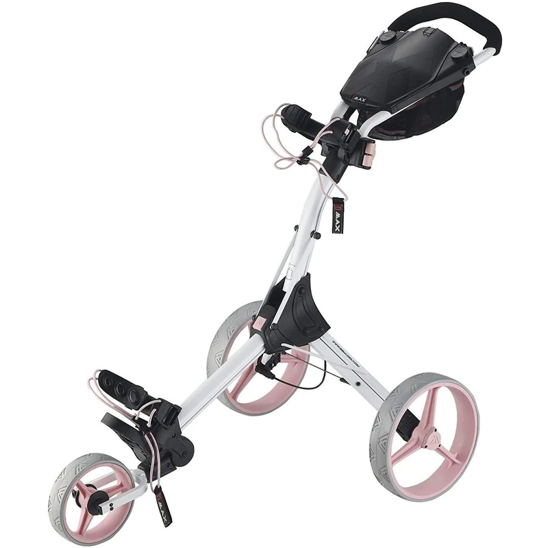 Big Max IQ+ White/Pink/Grey Golf Trolley