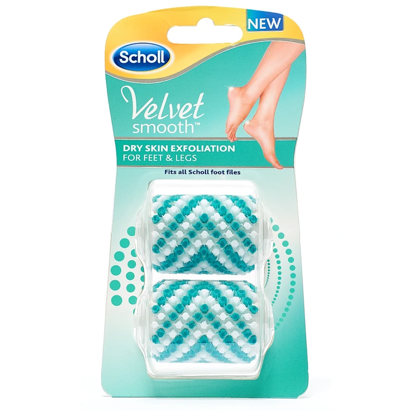 Scholl Peelingová rotační hlavice Velvet Smooth 2 ks