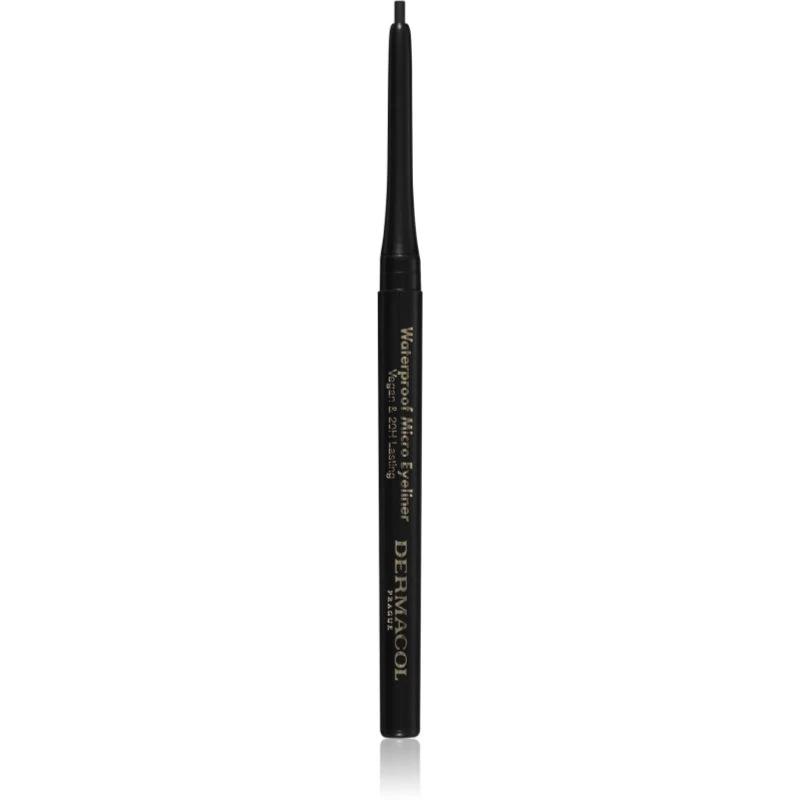 Dermacol Micro Eyeliner Waterproof voděodolná tužka na oči odstín 01 Black 0,35 g