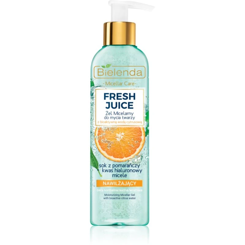 Bielenda Fresh Juice Orange čisticí micelární gel s hydratačním účinkem 190 g