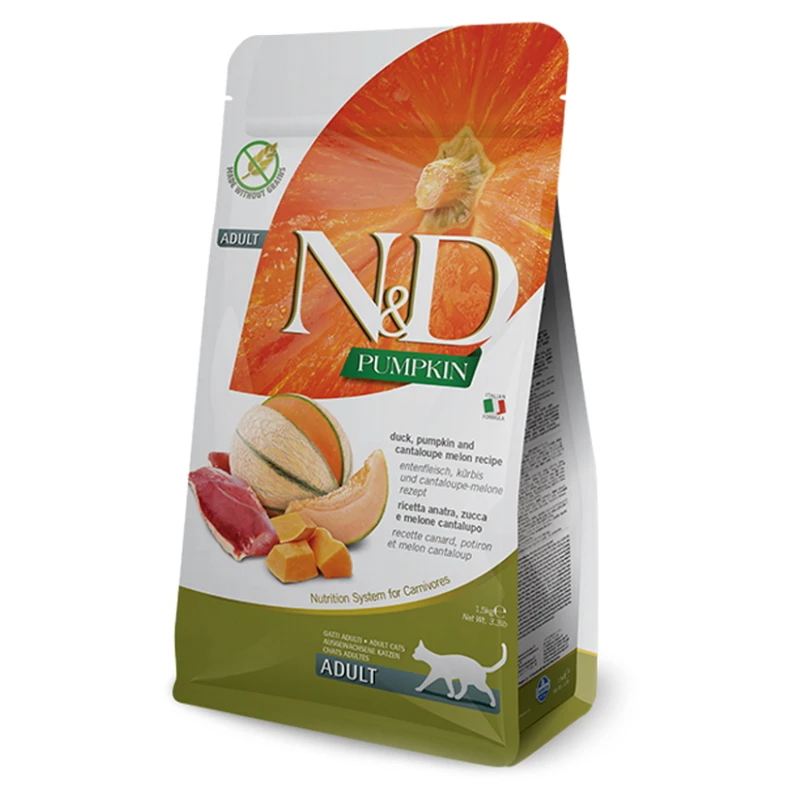 N&D Pumpkin Cat Adult Duck & Cantaloupe melon 1,5kg